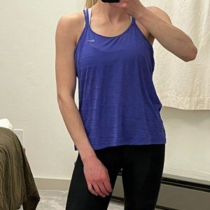 NIKE BREEZE TANK BLUE